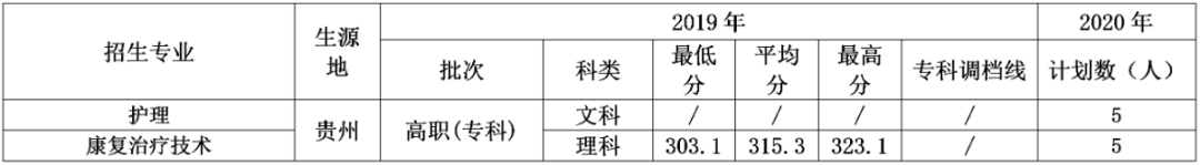 招生计划| 四川卫生康复职业学院2020年招生计划发布 四川卫生康复职业学院 第12张